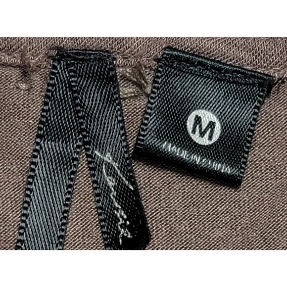 Kensie Brown Button Front Spaghetti Strap Romper Sleepwear Medium Lightweight - Picture 4 of 5